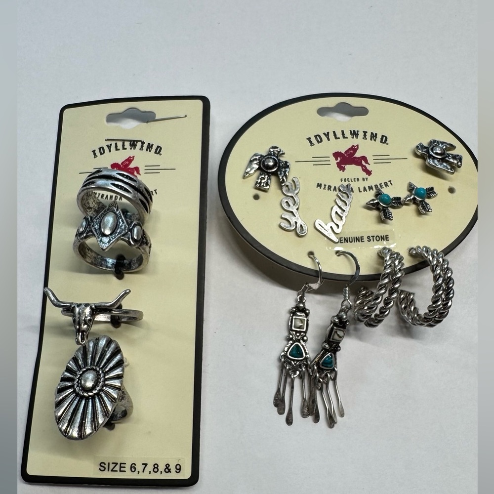 Idyllwind Silver and Turquoise Jewelry Set